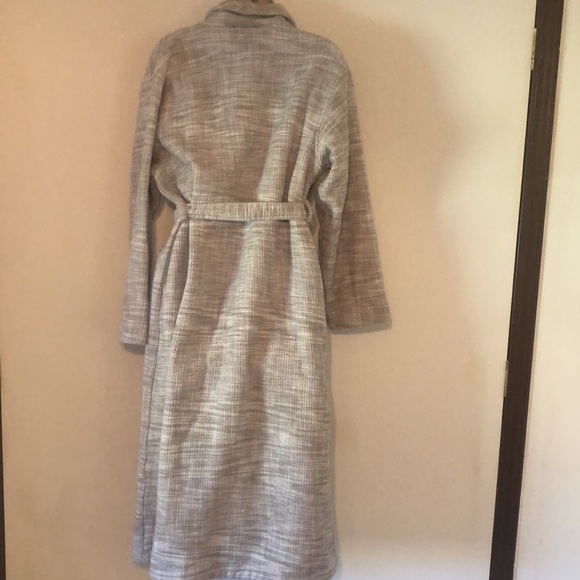 Spa Essentials by sleep sense gray fall robe - Picture 4 of 14